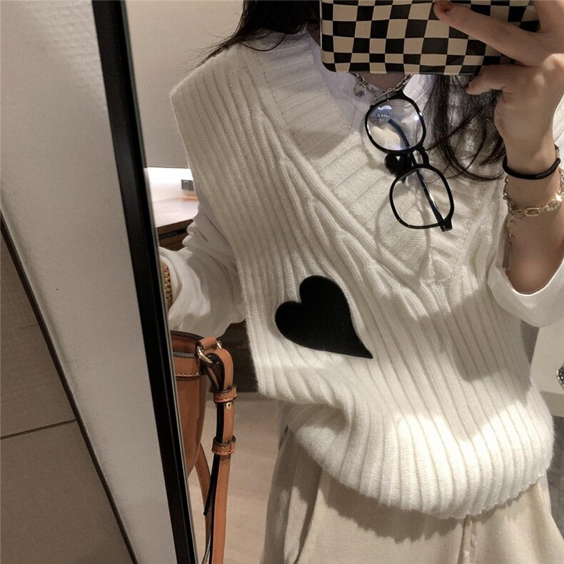 爱心背心，女装背心吊带，XTZ style