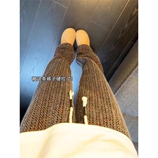 老钱风彩色条纹裤子男女秋冬小香风卫裤宽松直筒休闲裤WLK844-P58，男装休闲裤，星座1008