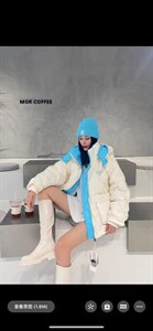 花羽绒服,女装羽绒服,欧力尼