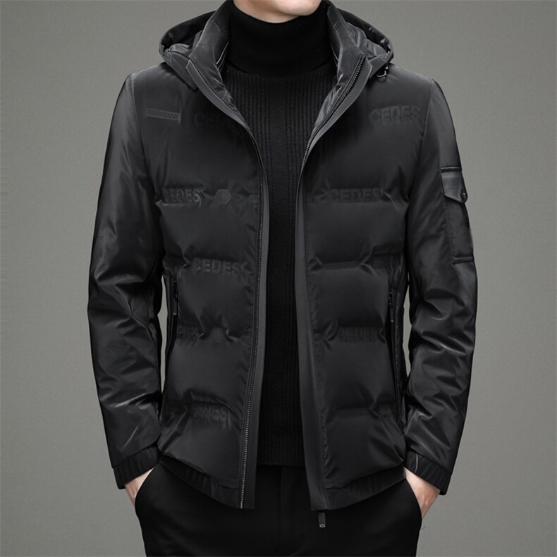 新款中年羽绒服可脱卸帽男中长款休闲冬装外套爸爸装ZL99673-P225，男装羽绒服，电商B212（原钱塘6029）