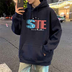 CM119卫衣男秋冬新款休闲美式外套ins宽松重磅纯棉大码长袖帽衫，女装短外套，星座304A
