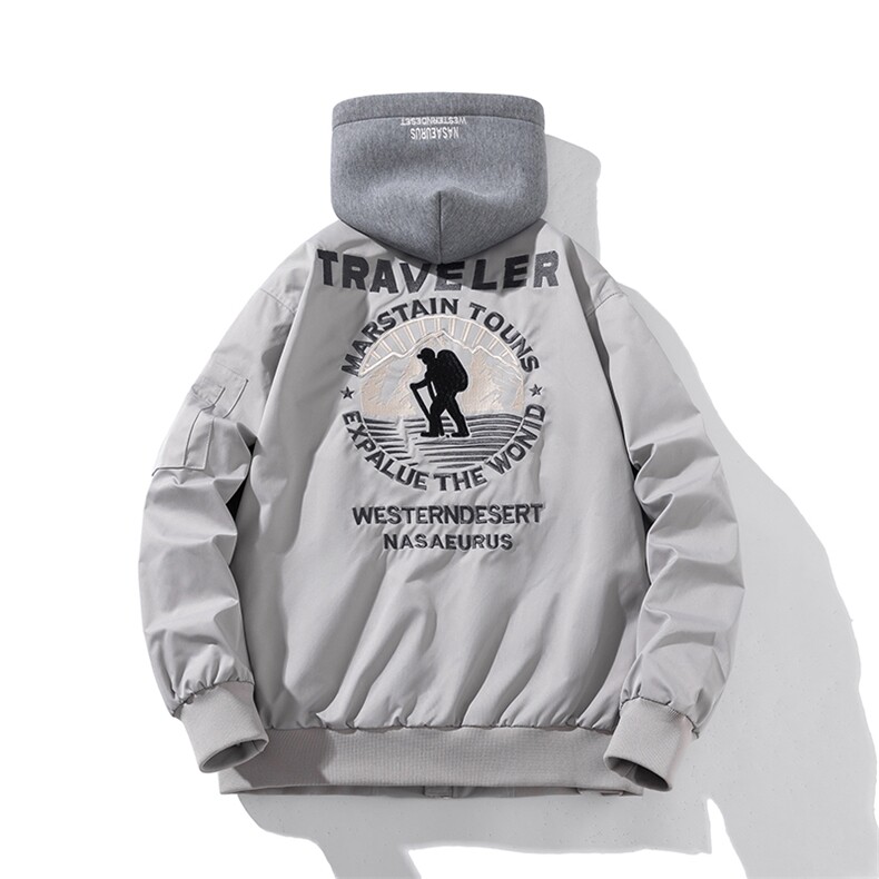 现货三色秋冬季潮牌夹克棉衣棒球服欧美街头飞行员外套情侣装,男装棉衣,电商A105