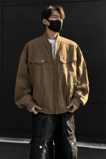 灯芯绒结构棒球夹克CP104-特p85，男装夹克，电商B371