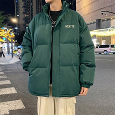 ！2024冬季新款男士立领棉衣百搭印花情侣棉服外套MY312特P55，男装棉衣，电商B220