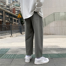 K503-P45夏季新品亚麻棉麻九分裤男士大码休闲裤时尚直筒裤控68，男装休闲裤，电商B280-1（原A049）