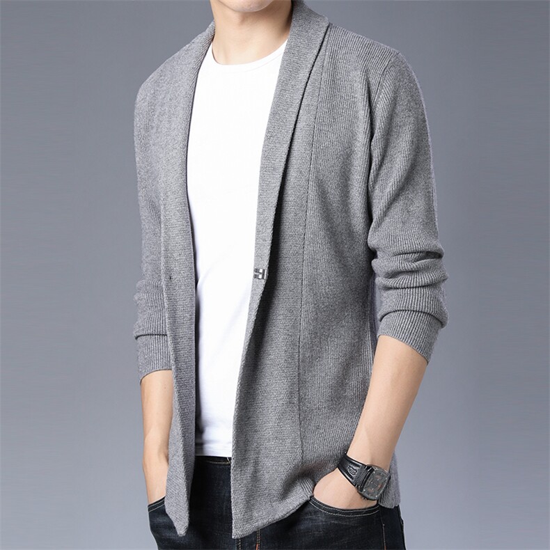 JG1913男士2023年春季新款长袖针织开衫休闲青年外套男装P70,男装针织衫/毛衣,电商B360