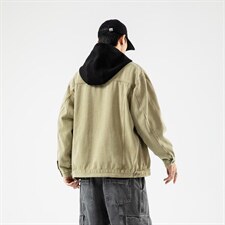 jk689-p95--限价128无影墙牛仔夹克肥仔秋款量足绣花印花大码，男装夹克，星座103A