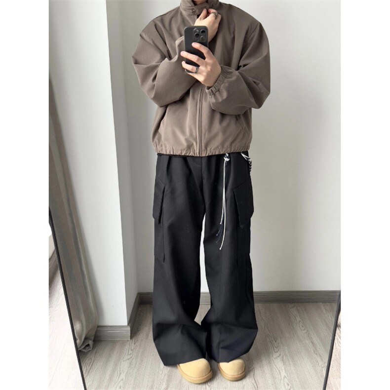 【有货】哈林顿外套男高级感痞帅美拉德翻领夹克XZ256CC-特P68,男装夹克,星座1007（原301D）