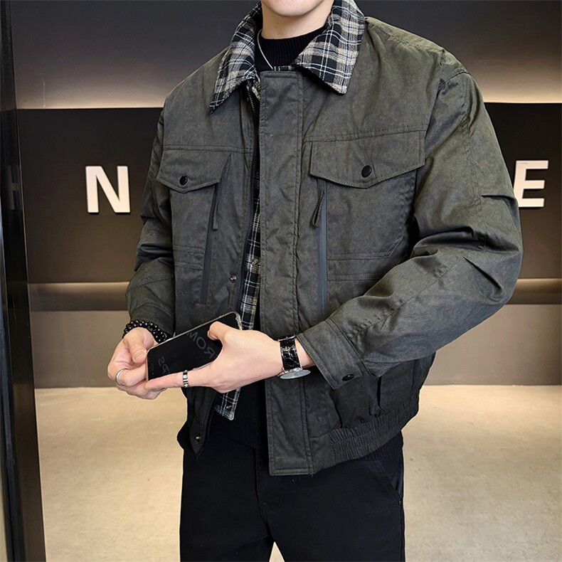 标羽绒服男冬季高品质得物主推外套男士工装羽绒袄子35010-P235,男装羽绒服,电商D327