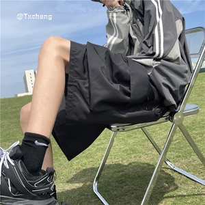 户外机能宽松短裤潮流ins工装大口袋五分裤B315-K23299-p45控58图片
