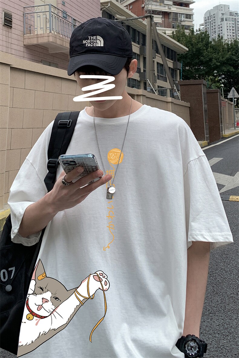 DX17013-P20纯短袖t恤男大码半袖打底衫宽松体恤衫港风,男装T恤,电商A040