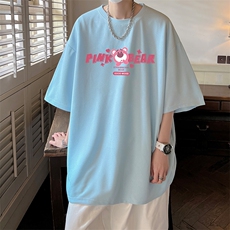 华夫格t恤男短袖男大码五分袖酒店风HT73329-P22，男装T恤，电商A040