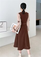 秋装连衣裙，女装连衣裙，艾美多姿