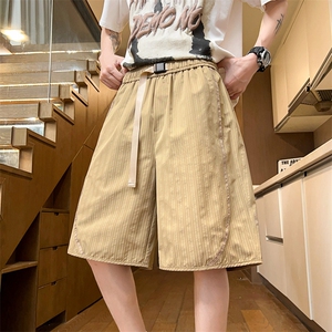 夏季工装短裤男ins潮牌休闲百搭潮流痞帅五分裤D02519-P40图片
