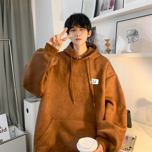 2023秋季新款宽松简约小标宽松休闲连帽卫衣JK23340特批43控69图片