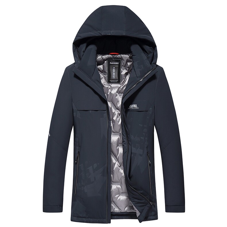 B2126钱塘2020-3精品90白鸭绒连帽继续男装羽绒服P235,男装羽绒服,钱塘207-3