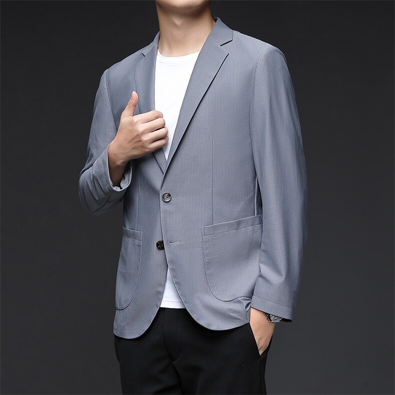 D23X2272男士2023年春季新款长袖西服休闲青年夹克西装P193,男装西服,电商B360