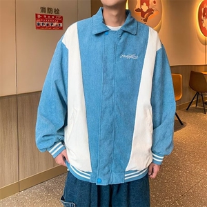 日系机能户外拼色工装夹克春款休闲冲锋衣防风男外套图片