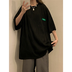1中性风弧形设计短袖T恤男大码情侣男士短袖T恤男DT8765P30控49，男装T恤，星座226-2