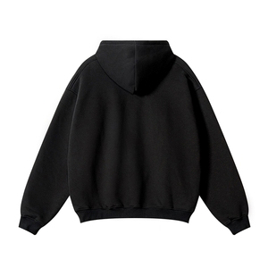 档口图 黄色华棉连帽卫衣重磅大字母印花上衣外套W2482-P48图片
