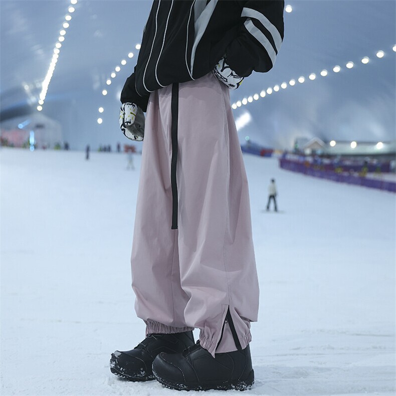 新款加绒加厚防水束脚滑雪裤XZ604-K129JR-P75控108,男装休闲裤,星座604