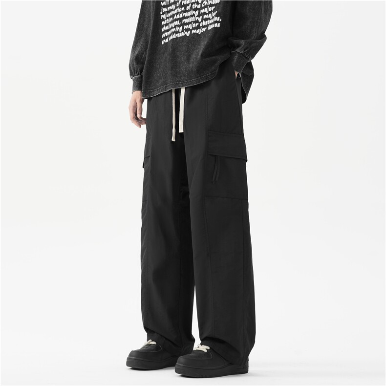 抖音品质秋季新款潮流透气工装宽松休闲裤B315-K24227-特p35控68,男装工装外套,电商B315