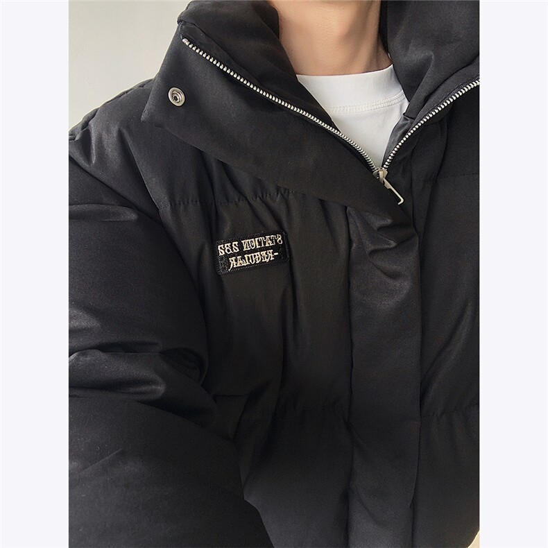 网图现货扎染棉服美式短款面包服男冬季高街廓形棉衣外套P108,男装棉衣,电商C306-1