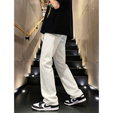TP黑22其他32美式弹力微喇中高腰长裤2026合体修身微喇裤潮流长裤，男装休闲裤，星座302A-2