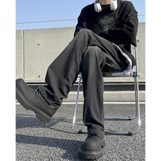 2024春款修身复古割破弹力高街牛仔裤712-N370p55，男装牛仔裤，星座712