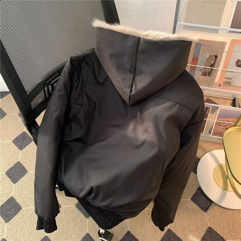 秋季新款时尚座山雕毛领短款棉外套J294P108,男装夹克,星座1116-2