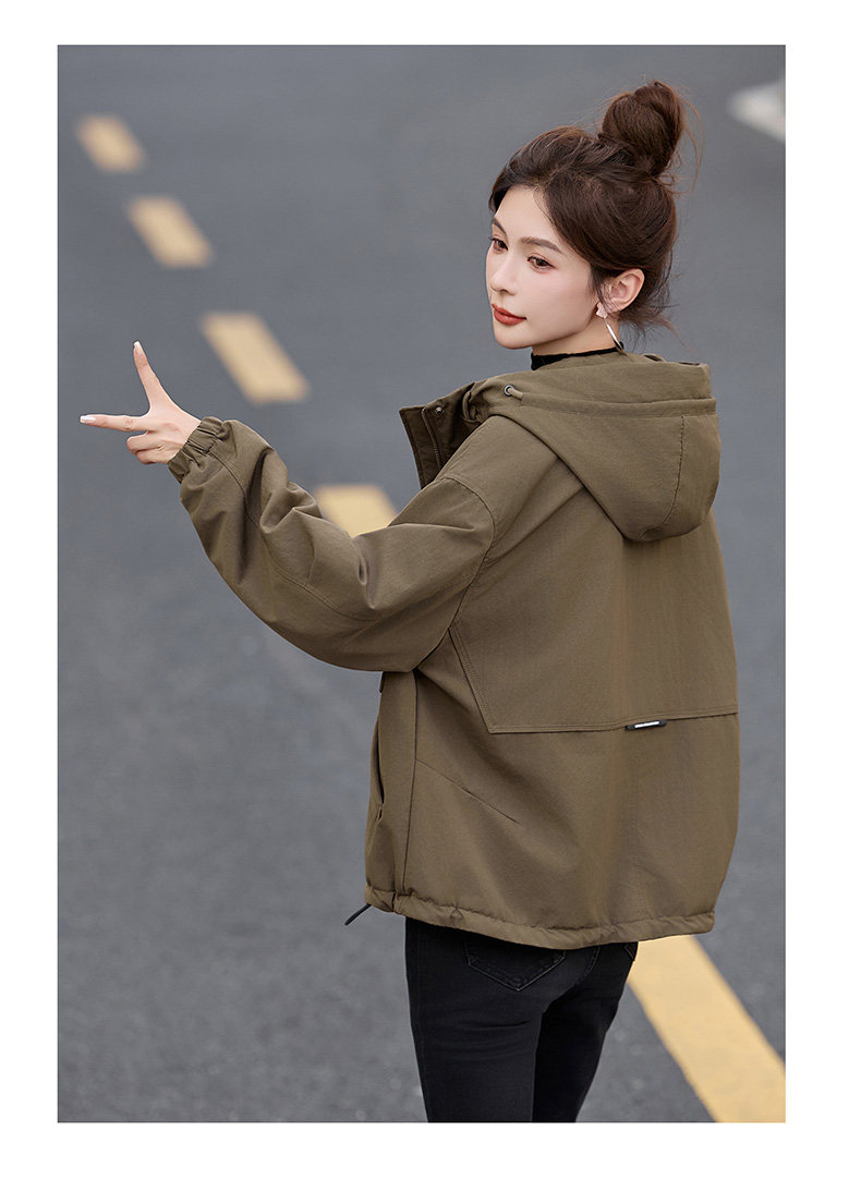现货！现货！加绒保暖派克服外套女2025冬季新款宽松休闲连帽棉服,女装棉衣/棉服,以桐