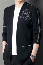 针织开衫男外套2023年秋季新款中年男装休闲毛衣宽松潮流上衣，男装针织衫/毛衣，电商B212（原钱塘6029）