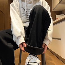 供抖音高点击加绒加厚男阔腿裤子416B-1-KL2301-P55限78加绒P65，男装卫衣，星座416B-1