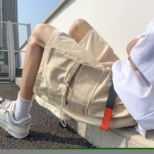 X2408-TP27控价48 夏季山系户外工装复古短裤高街潮牌美式五分裤图片