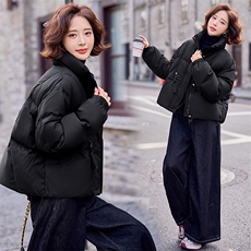 2024冬季新款洋气时尚短款面包服羽绒服，女装羽绒服，深水步