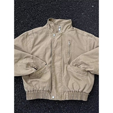 W9267-P95春季新款高品质美式夹克潮牌复古宽松立领休闲工装外套，男装夹克，星座1608-2