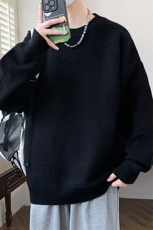 84758-P60秋冬新款休闲毛衣男长袖针织衫立体熊潮牌打底衫，男装针织衫/毛衣，电商D310B