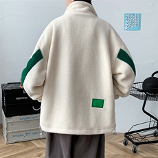 冬款加绒加厚棉衣外套港风潮羊羔绒休闲棉服男士8146-P115控价158，男装棉衣，电商A441-1