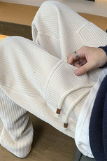 灯芯绒直筒休闲裤M~5XLXZ604-KG63-P50控68，男装休闲裤，星座604