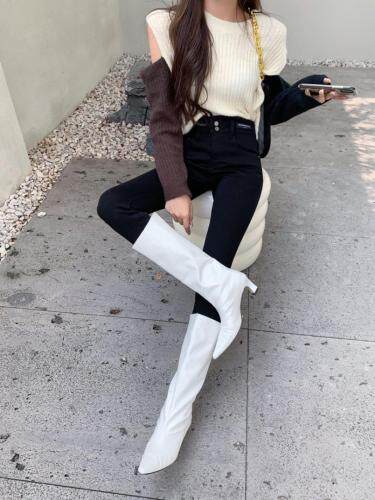 「现货」一体绒小脚裤。时尚又保暖。，女装，T7