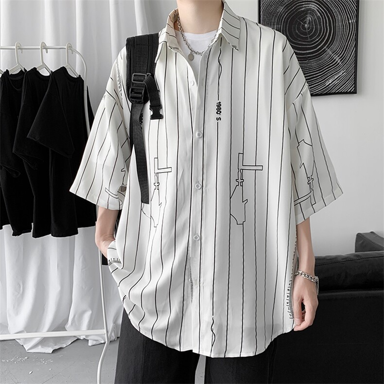 t恤短袖潮牌百搭夏季宽松2024新款潮流衣服帅气A161-2-CT507-P45,男装T恤,电商A161-2