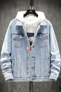 挂拍男士外套秋季新款韩版ins潮流上衣服牛仔夹克秋装9155-P85图片