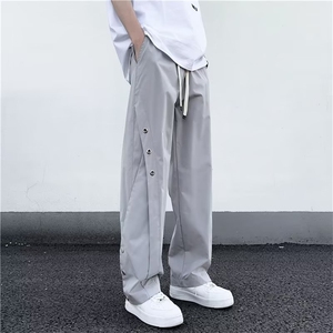 冲锋裤男士夏季美式高街vibe机能工装裤子高级感大码微喇休闲长裤图片