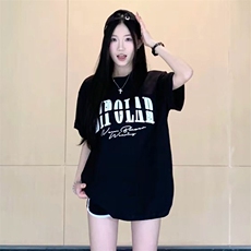 万针全刺绣工艺抖音得物高品质260克重磅纯棉双纱美式高街短袖T恤，男装T恤，电商A486