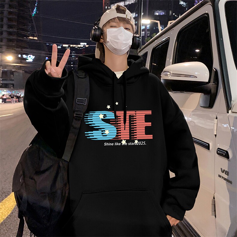 CM119卫衣男秋冬新款休闲美式外套ins宽松重磅纯棉大码长袖帽衫,女装短外套,星座304A