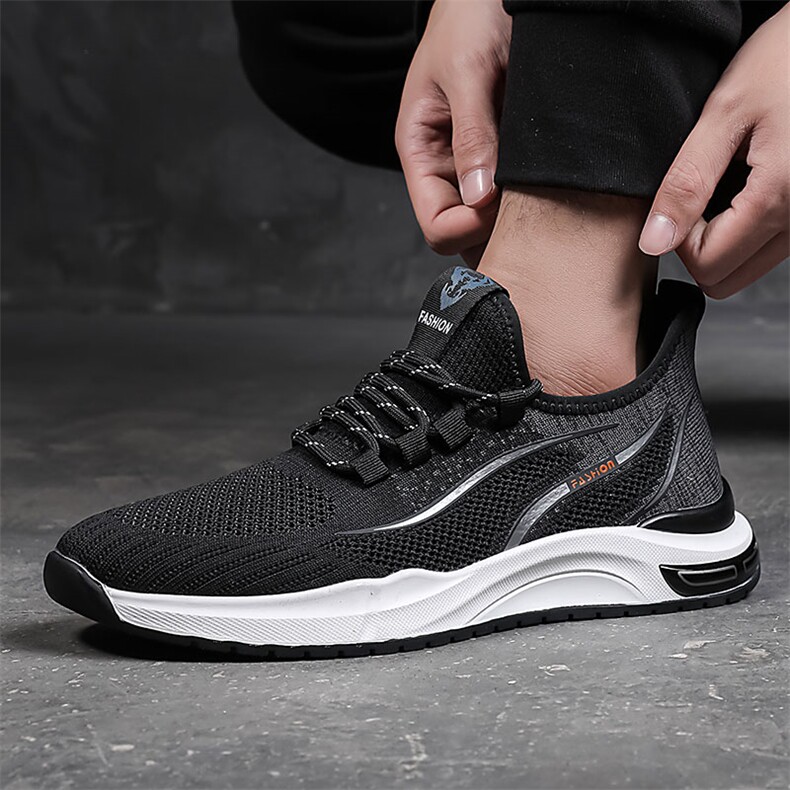 x2371-p165夏季男士飞织网面鞋男潮流百搭男生鞋透气运动风休闲鞋,男鞋休闲鞋,星座1407-3