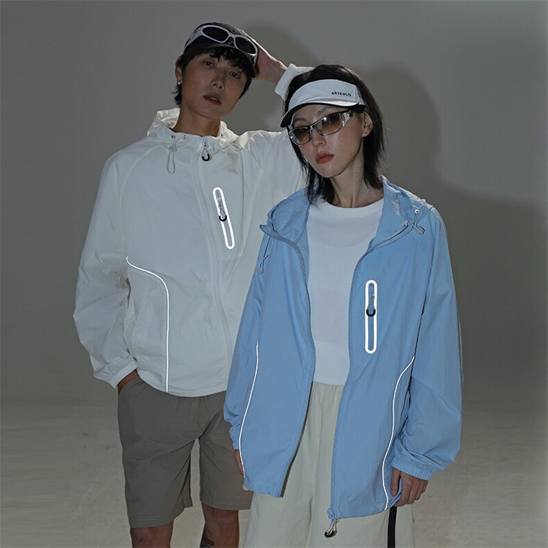 高品质潮牌户外运动防晒衣UPF178+防阻挡紫外线连帽A436-2891-P65，男装防晒衣，电商A436