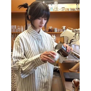 百搭潮流流行慵懒简约时尚衬衫女长袖新款日系气质文艺原宿 CC78图片