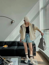 欧洲站袖3杠设计大版防晒外套，其它，L·H·X