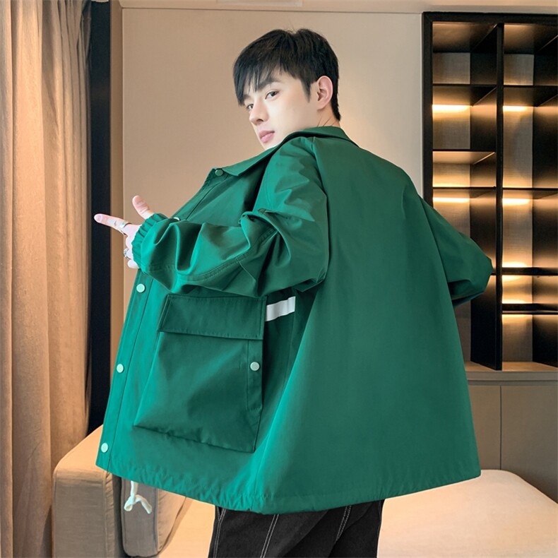 外套男2024新款春秋上衣潮牌痞帅青少年夹克JK178-P75,男装夹克,星座308B-2